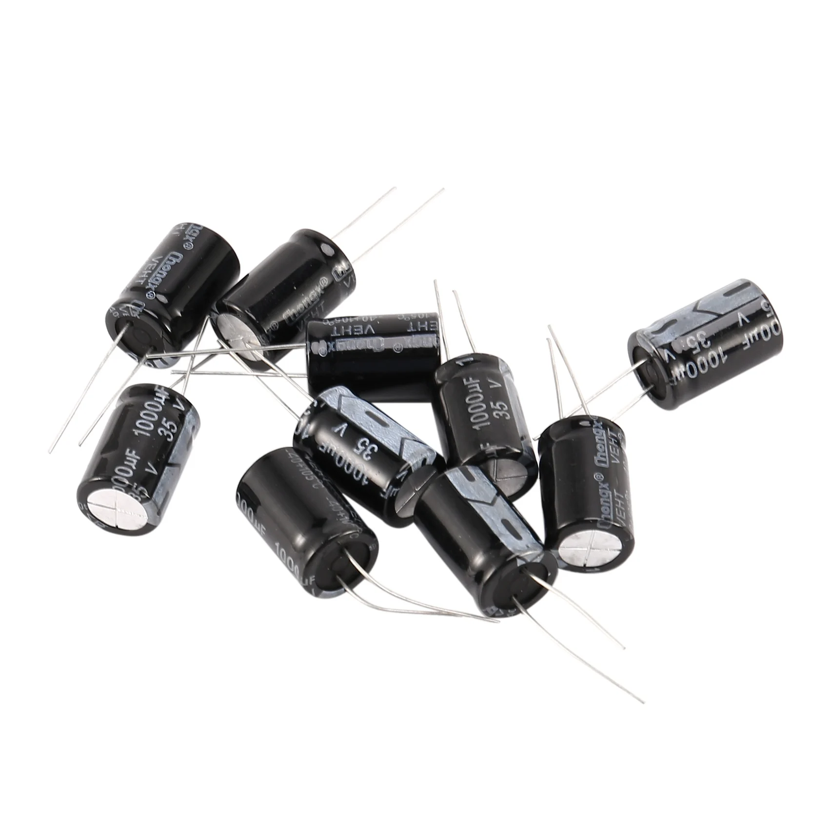 

10 Pcs 1000uF 35V Radial Aluminum Electrolytic Capacitors 13mm x 21 mm