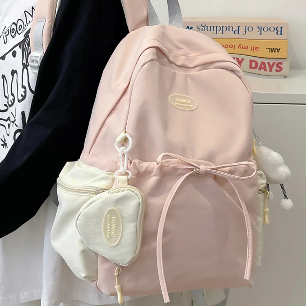 Waterproof Children's School Backpack Nylon Lightweight Students Schoolbag Large Capacity Tote School Bag Learning Supplies