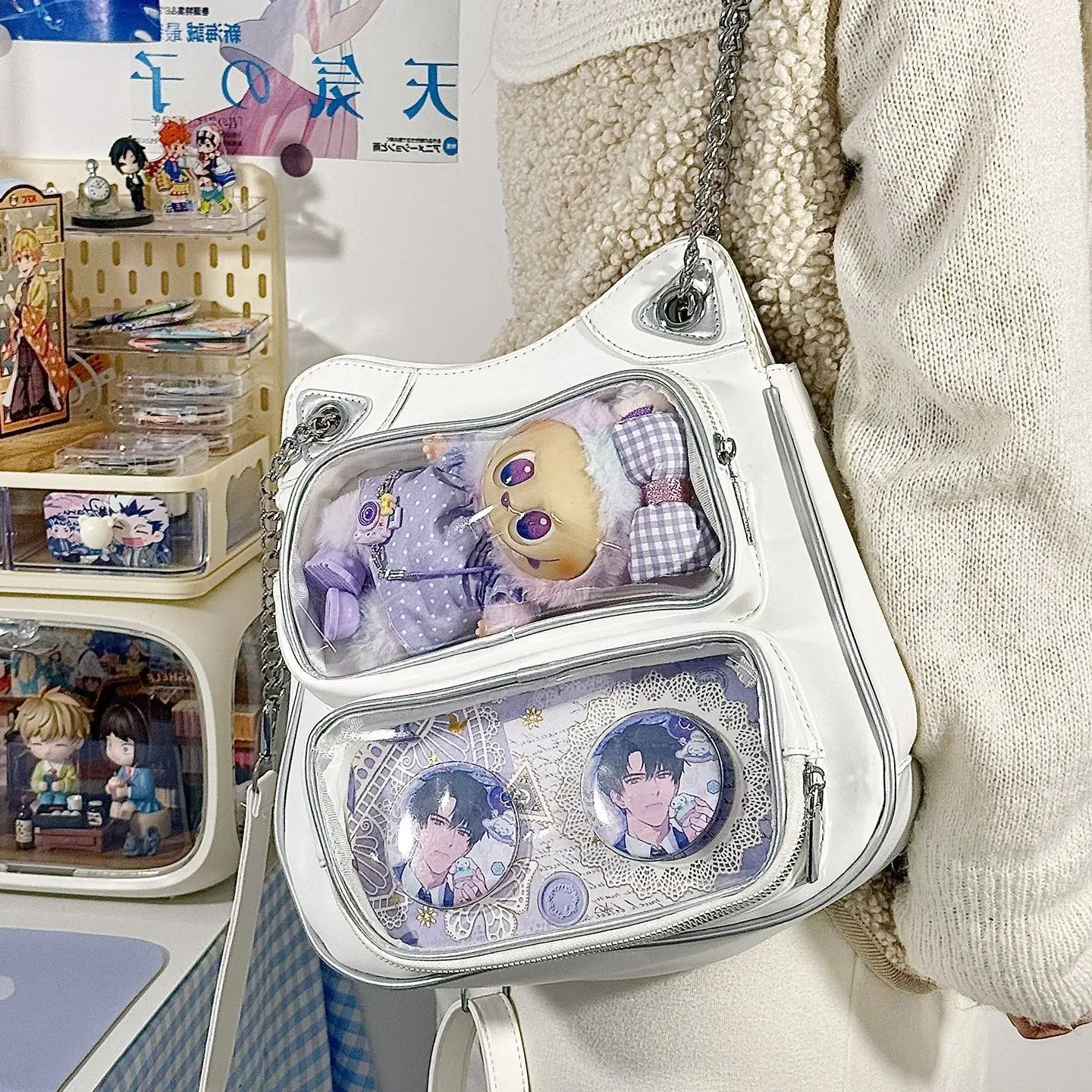 Backpacks woman ita bag school bag Women's backpack itabag transparent bag y2k 10cm doll bag new in bags for woman	novelties