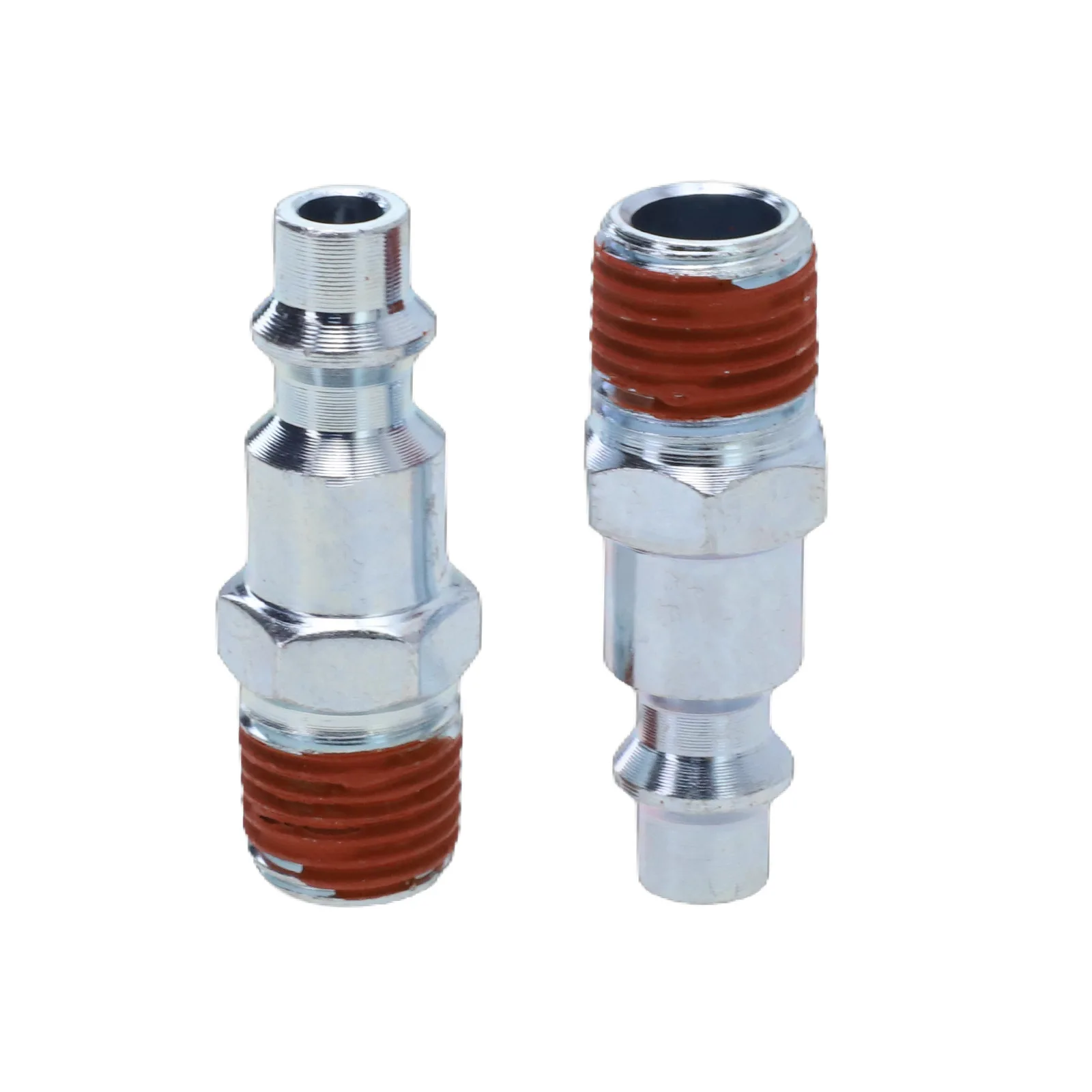 5 Pack 1/4 Inch NPT Male Air Line Fitting Quick Release Connector For Air Compressor Hose And Pneumatic Tools