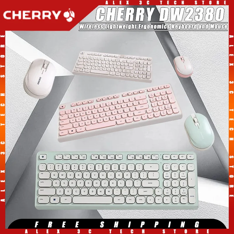 

Клавиатура и мышь беспроводные CHERRY DW2380, 98 клавиш, 2,4 ГГц