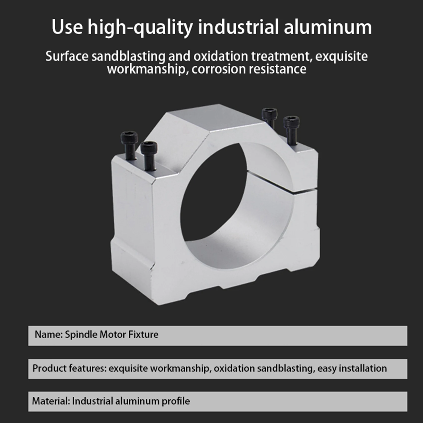 attwo-2pcs-spindle-cnc-milling-machine-motor-with-8-screws-spindle-clamp-mounting-bracket-65mm