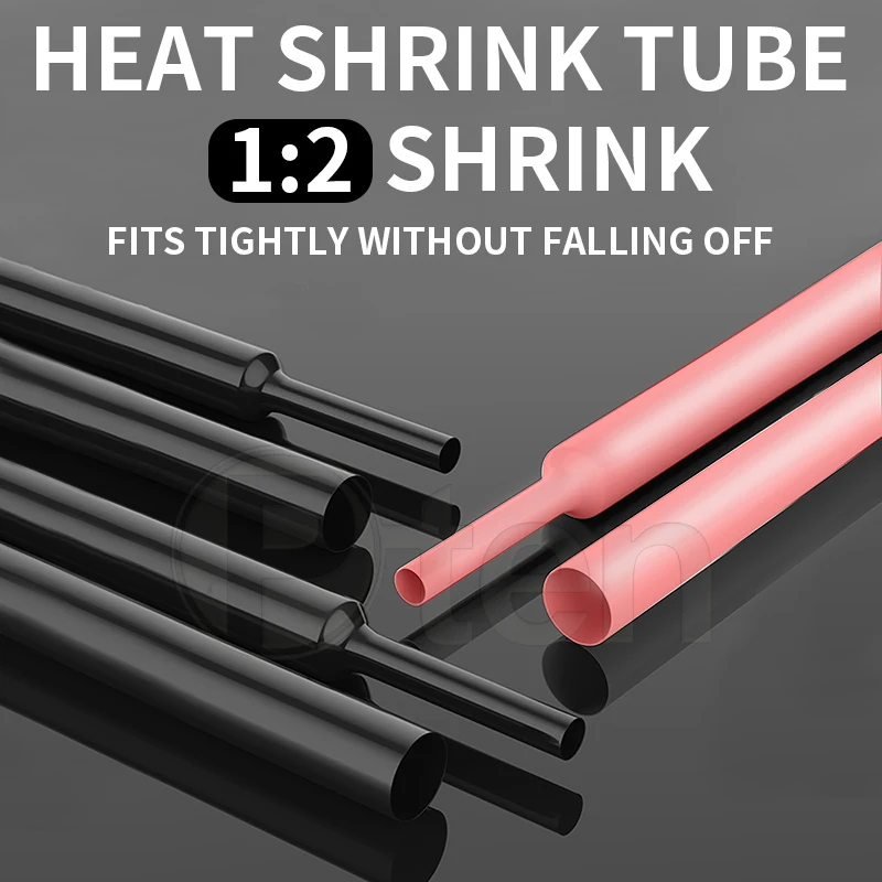 1:2  Ratio Heat shrink Tubing Thermoresistant Tube Heat Shrink Wrapping Kit Electrical Connection Wire Cable repair Insulati