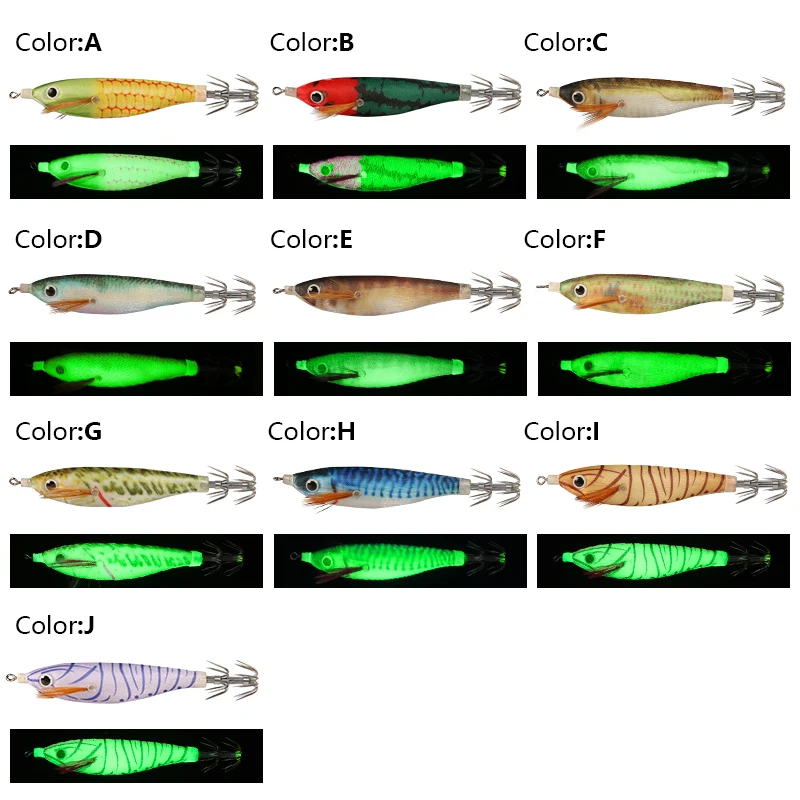 LETOYO sutte 04 مضيئة الحبار تهزهز aggie العائمة الحبار إغراء الطعم الاصطناعي الحبار الصيد webfoot الأخطبوط egi الصيد البحري #4