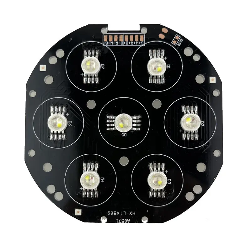 7X10W LED ضوء المجلس ل 7x10 واط ضوء متحرك صغير rgbw 4in1 أجزاء إصلاح الملحقات