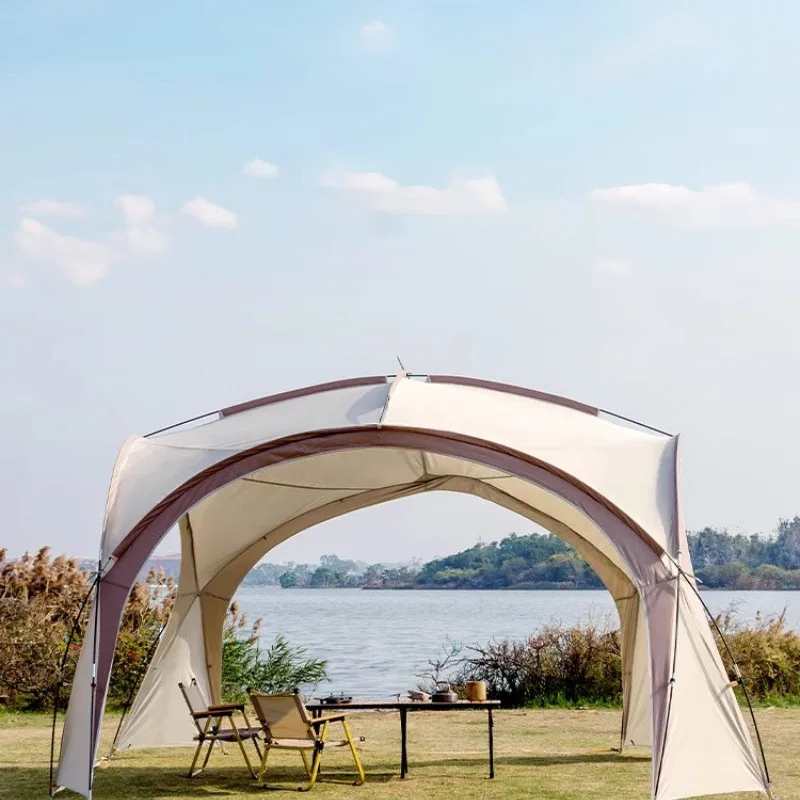 

Большое солнцезащитное укрытие для путешествий на открытом воздухе, большое портативное укрытие для кемпинга, непромокаемые складные палатки, легкая палатка, туристическое снаряжение