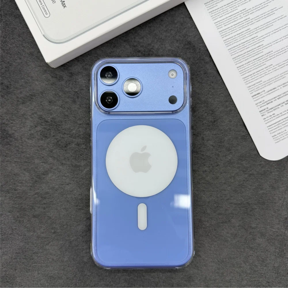 Official Clear For Apple Magsafe Magnetic Attachment Animation Phone Case For iPhone 18 Pro 18 Pro Max Acrylic Cover With Logo view 2