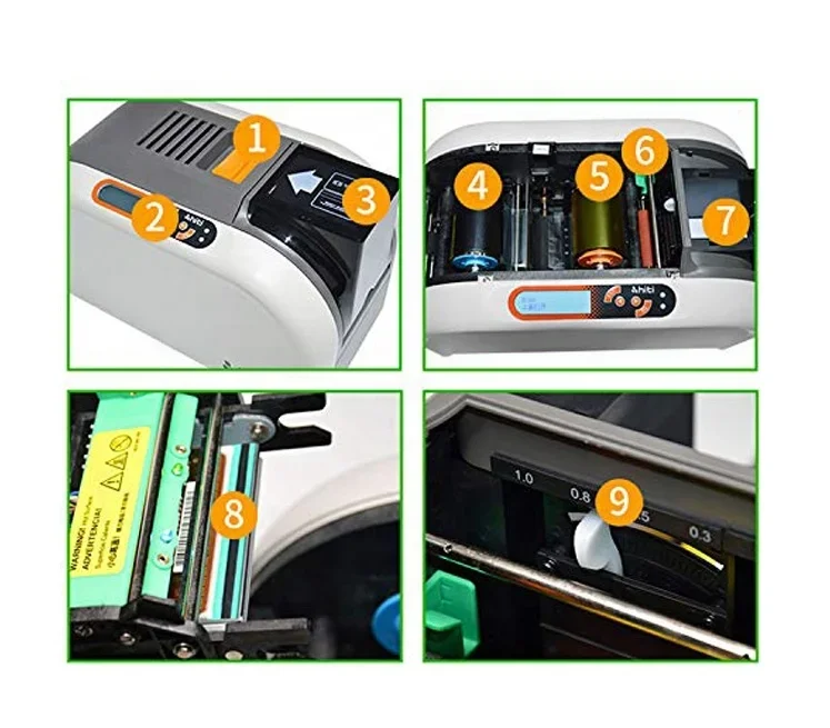 Best Selling Hiti Sublimate Thermal USB Ethernet Single Sided PVC Card Printing Machine