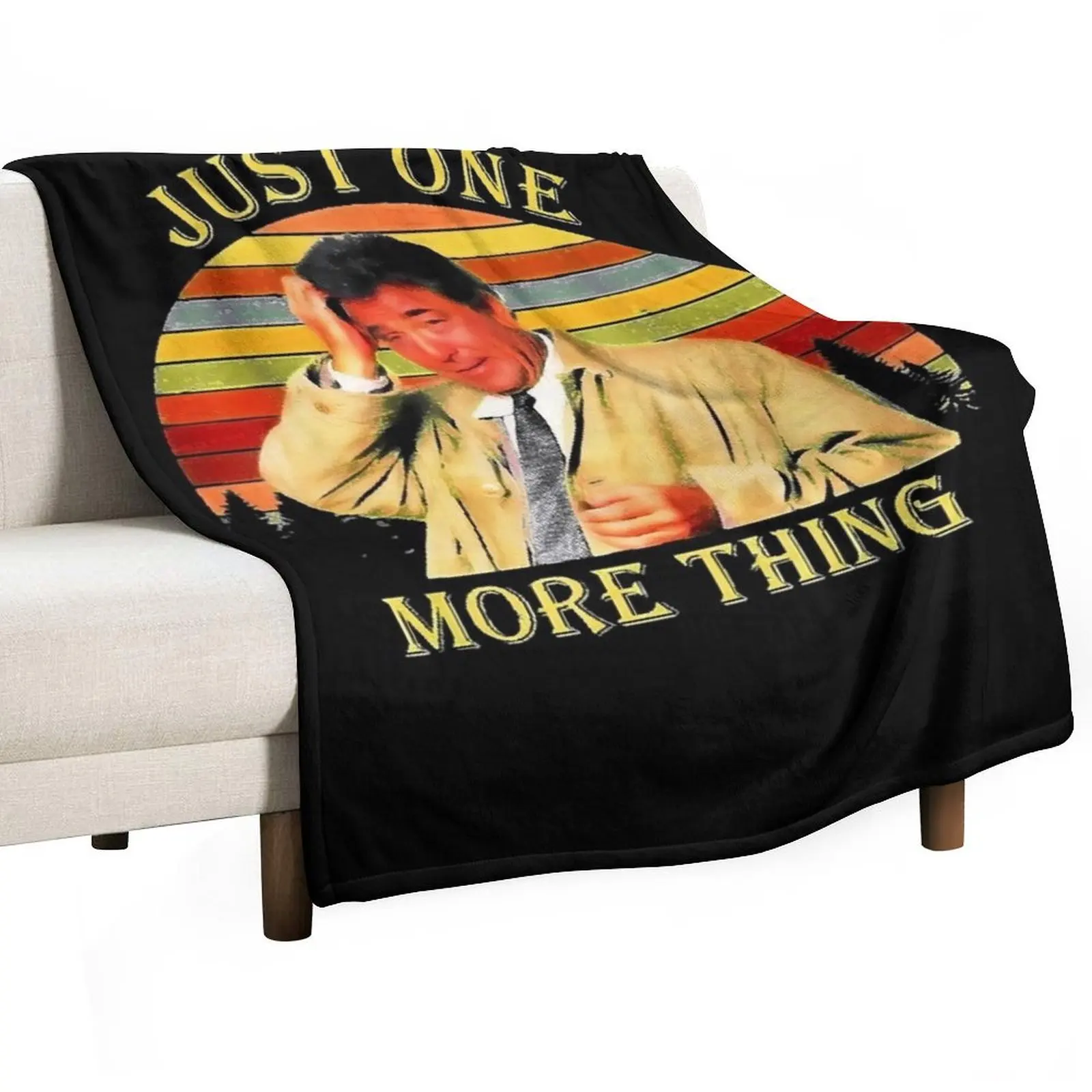 Just One More Thing Columbo Throw Blanket manga Thins Decoratives Bed Blankets