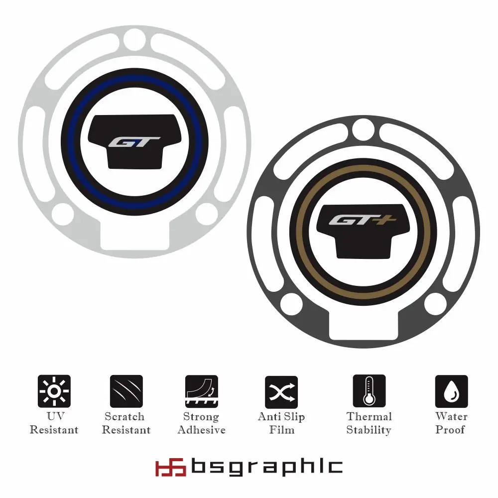 

Motorcycle Fuel gas tank cap pad anti slip sticker declas protection for Yamaha Tracer 9 GT + 2023-2024