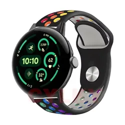 Breathable Silicone Strap For Google Pixel Watch3 4 41mm 45mm band Sport Smartwatch Bracelet Correa Accessories Pixel Watch1 2