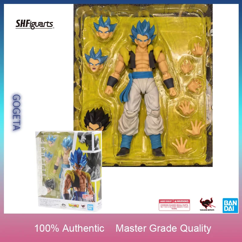 

In Stock Authentic Bandai S.H.Figuarts Dragon Ball Super Super Saiyan Blue Gogeta 1/12 Scale Collectible Action Figure