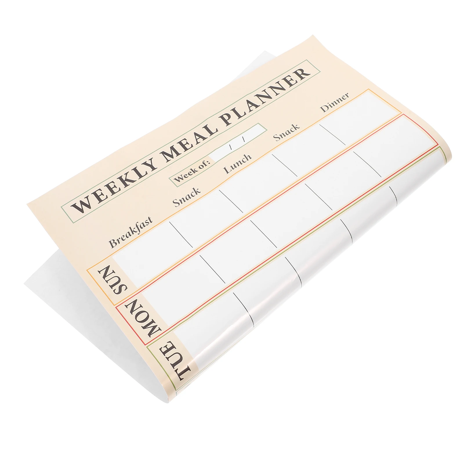 Weekly Plan Whiteboard Stickers Dry Erase Menu Meal Planner Decals Dinner Erasable Kitchen