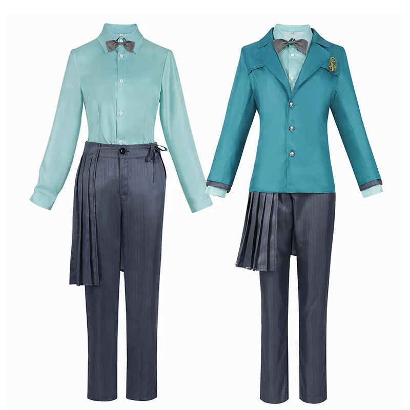 

Movie Elphaba Wicked Cosplay Costume Blue School Uniform Woman Halloween Carnival Cosplay Glinda Customized Clothes