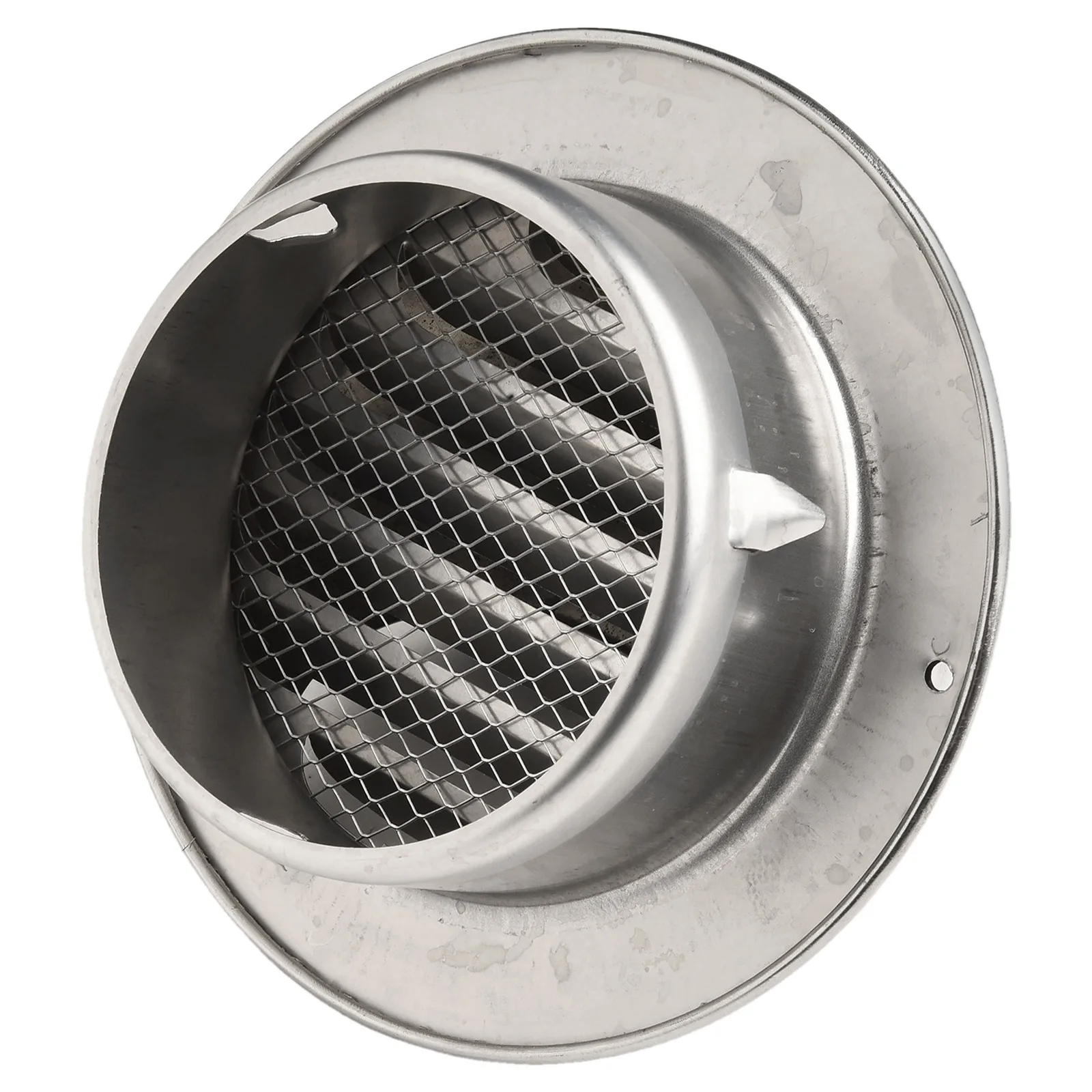 For Cooker Hood For Tumble Dryer Weatherproof Vent External Air Vent Silver Louvres Flyscreen Prevents Debris And Dust