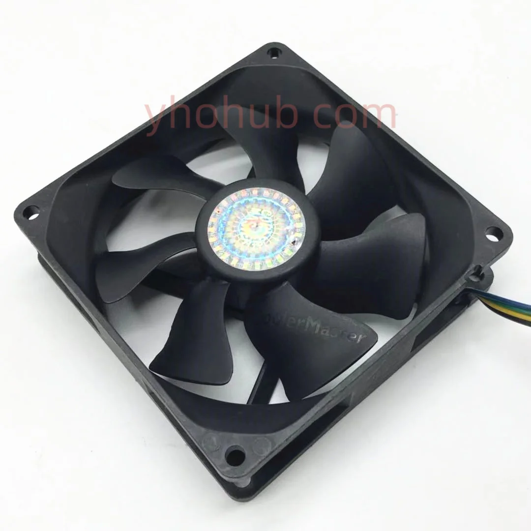 Master A9225-28RB-4BP-F1 DC 12V 0.60A 90x90x25mm 4-Wire Cooling Fan