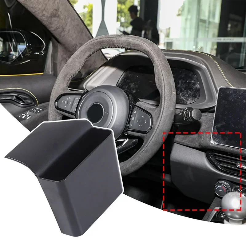 

For Lotus EMIRA 2021-2023 ABS Black Car Center Control Air Outlet Side Storage Box Interior Accessories LHD