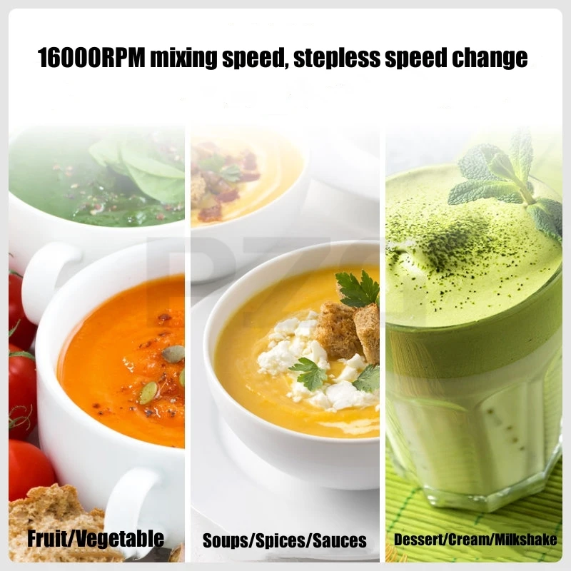 350W Commercial Handhold Immersion Blender Food Supplement Machine Juice Extractor Smoothie Food Mixer