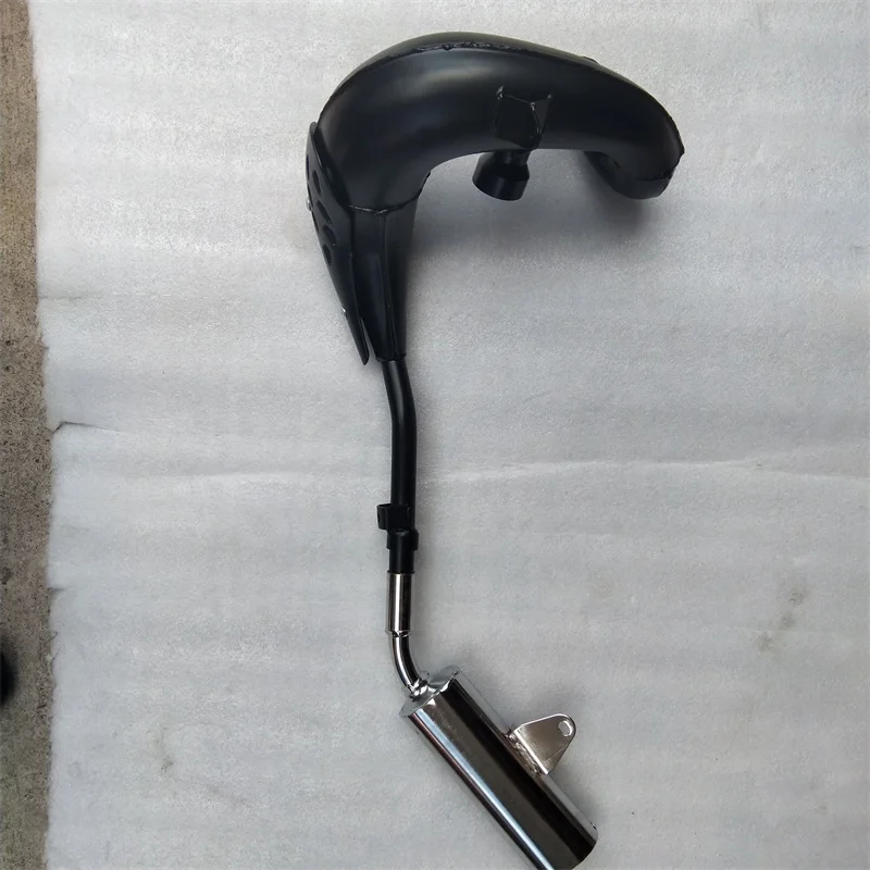 Modified Exhaust Pipe AX100 2-Stroke Off-Road Motorcycle Exhaust System Expansion Pack Harmonic Resonator Black - Detail 1
