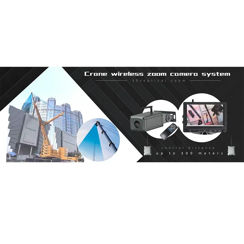 

2026exclusive Профессиональный зум-кран с крючком, система видеонаблюдения, кран для гусеничного грузовика Tower Bridge Jib