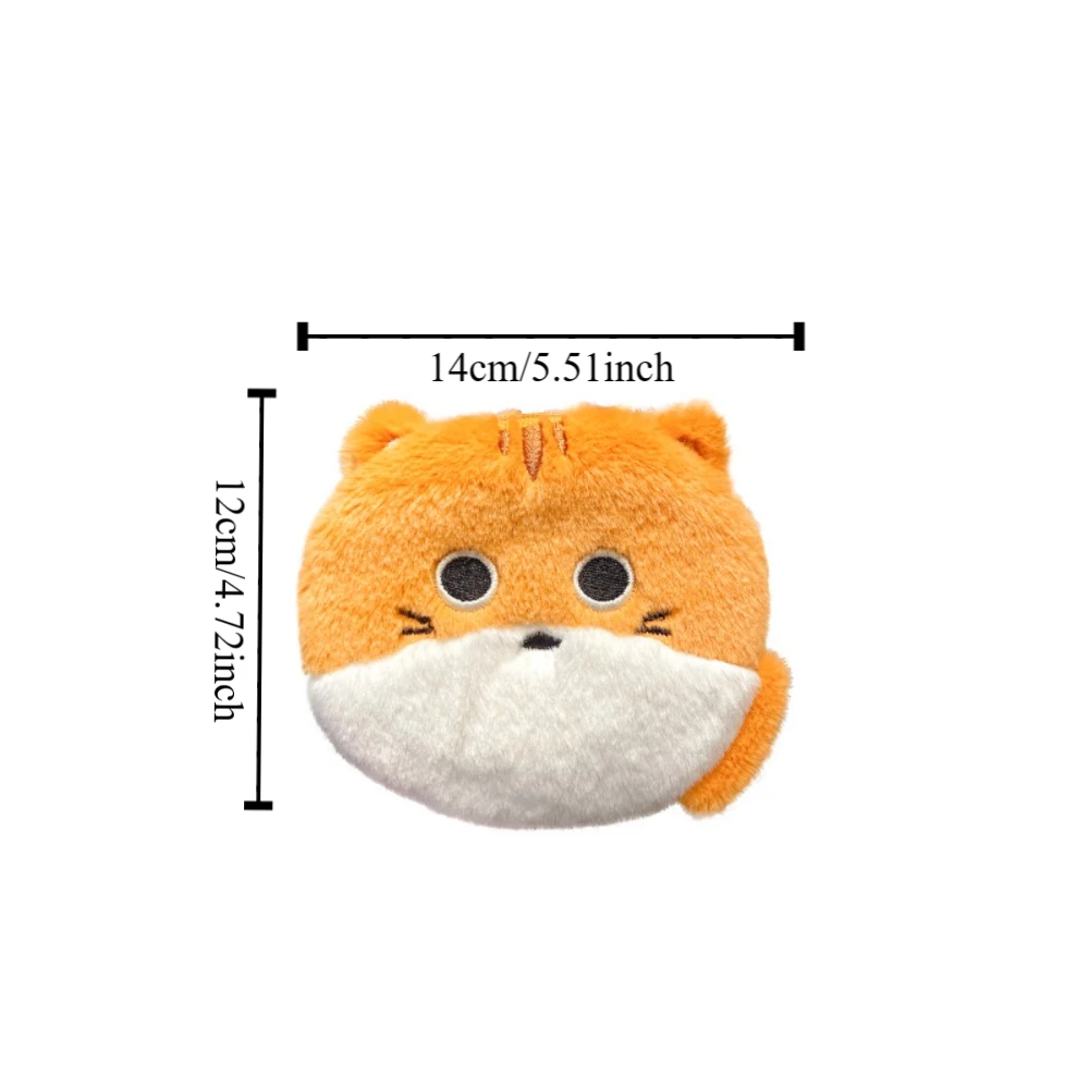 Kitty chat siamois porte-monnaie portefeuille sac à fermeture éclair pendentif gingembre chat écouteur sac argent sac porte-carte chat noir sac de rangement fille
