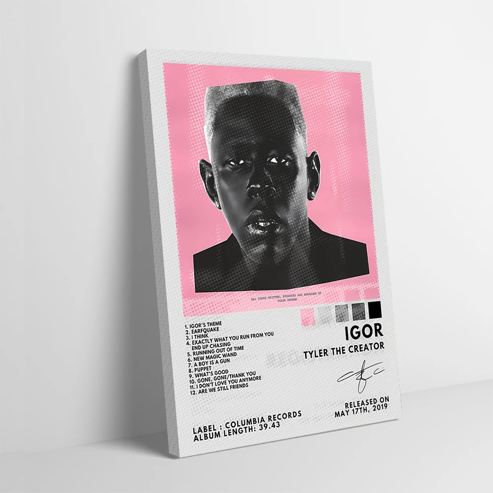 Póster de portada de álbum Igor, pintura en lienzo impresa personalizable para imágenes, arte de pared, decoración de baño, decoración Interior de habitación, hogar