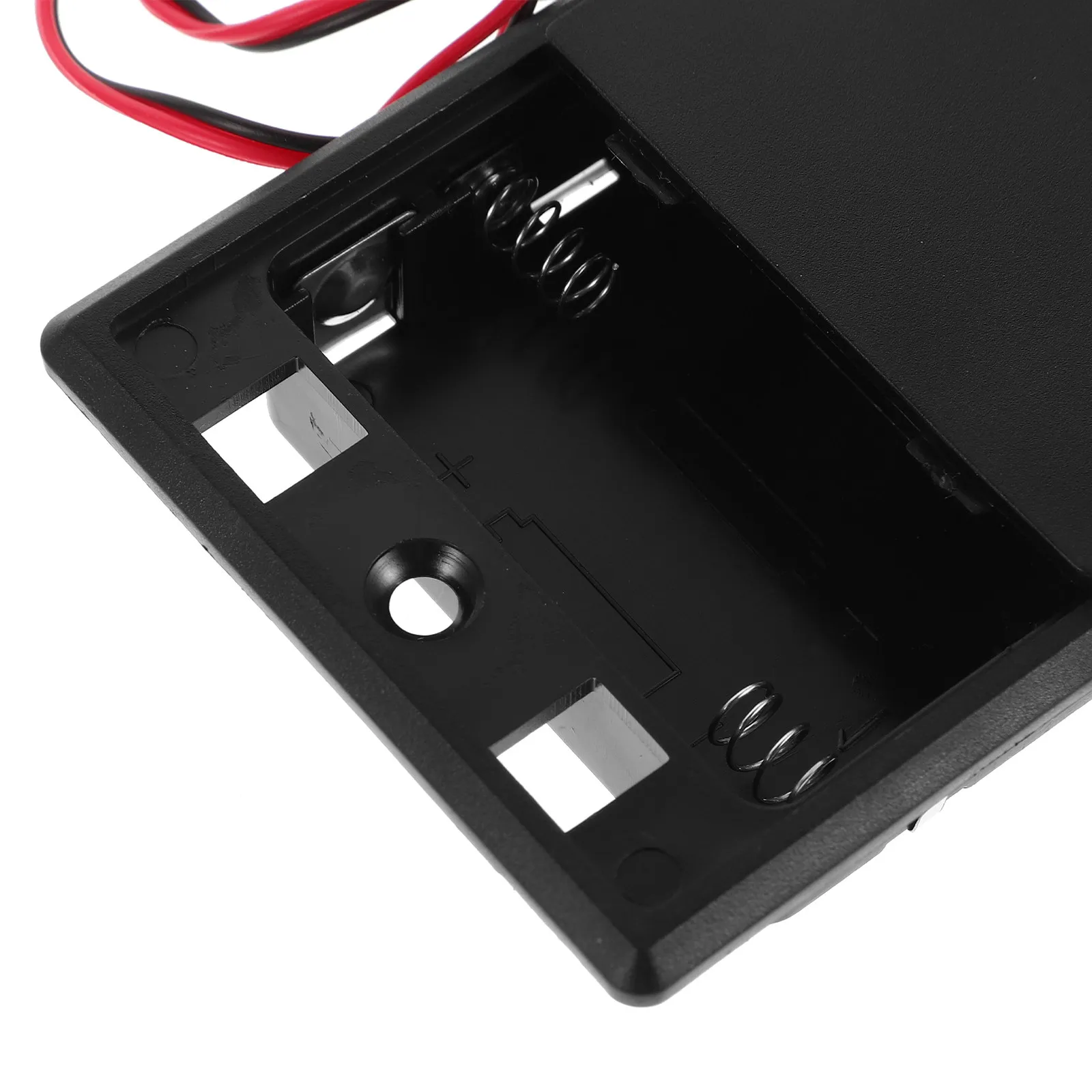Safe Box Inside Aa Battery Case Holder Compact Plastic Replacement Battery Box for Mechanical Safes Easy Install Universal