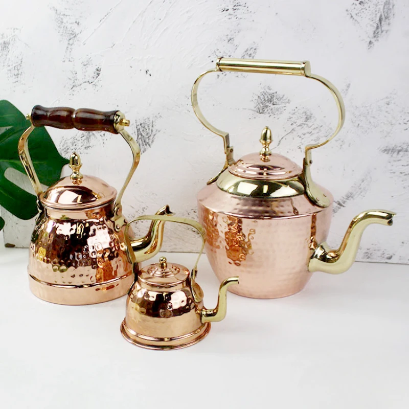 

Imported Brass Tableware, Teapot, Kettle, Southeast Asia, Restaurant, Bar, Cafe, Copper Soft Decoration