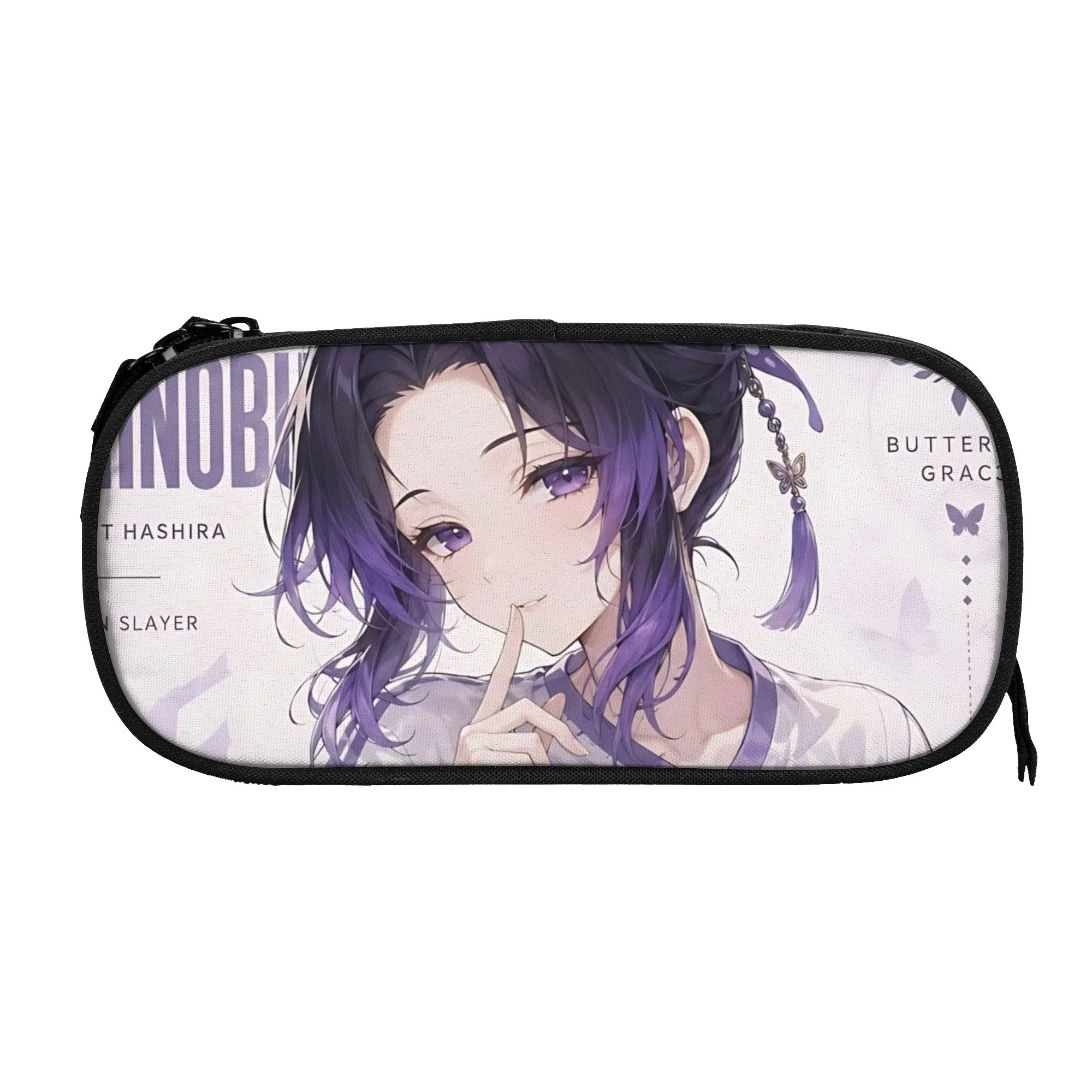 Custom Demon Slayer Large Capacity Bags for Child  School Pencil Bag for Boys Gilrs Kids