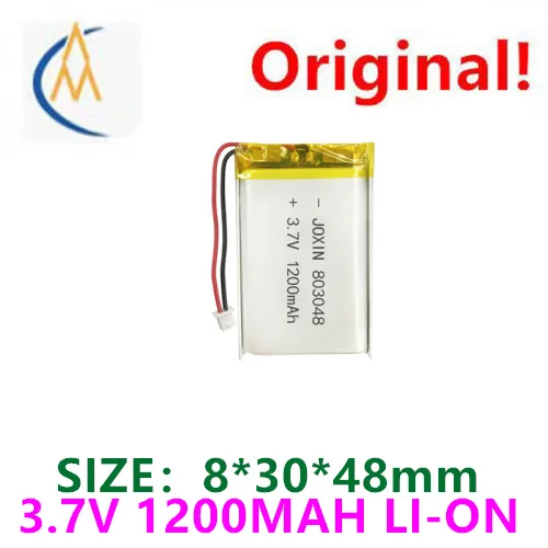 Lithium ion battery 803048 polymer lithium battery, 3.7V rechargeable battery, beauty apparatus, walkie-talkie, GPS battery