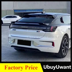 For ZEEKR 001 2021-2023 Zeekr Car Accessories 1Pcs ABS Plastic Unpainted Color Rear Spoiler Wing Trunk Lid Cover Car Styling