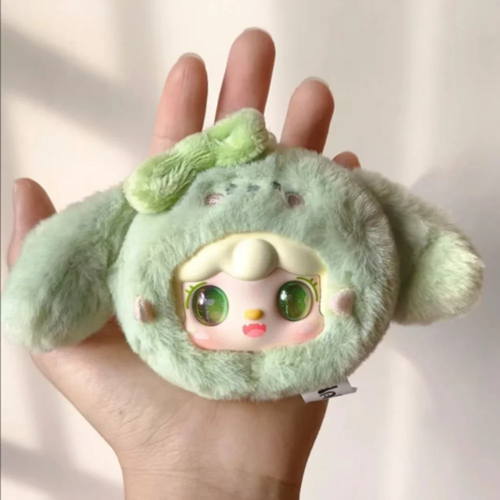 Yooki لطيف أرنب صندوق أعمى تأخذ قطعة الدب الصغير سلسلة ألعاب من القطيفة دمية رائعة المفاتيح ظهره قلادة صندوق غامض هدية