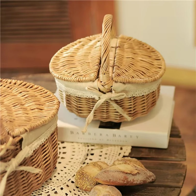 

Плетеный ящик для хранения, корзина для детского белья, плетеная корзина