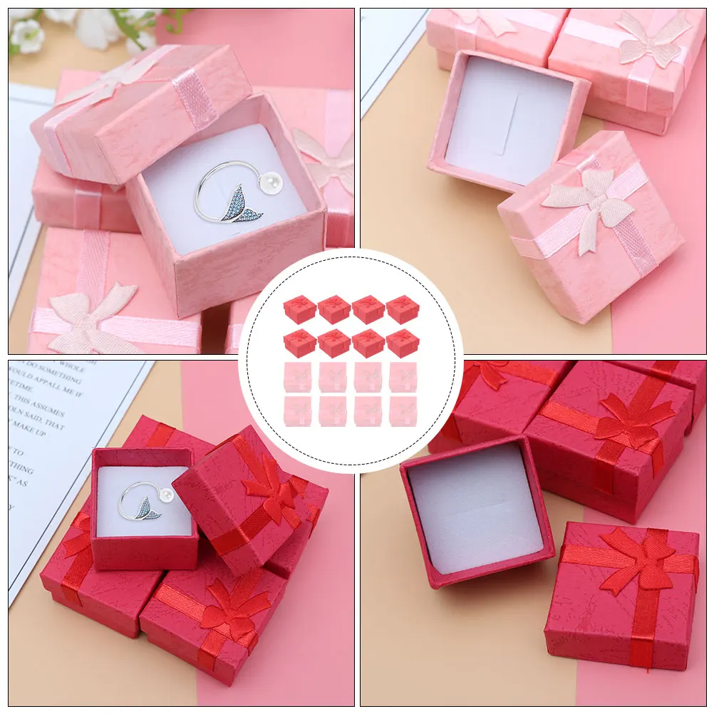 

24 Pcs Jewelry Box Boxes Small for Jewellery Packaging Holder Selling Package Accessory Jewelrybox