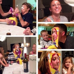 Showdown Game Double the Excitement with Cake Cream Pies in the Face Perfect for Family Fun and Children's Entertainment