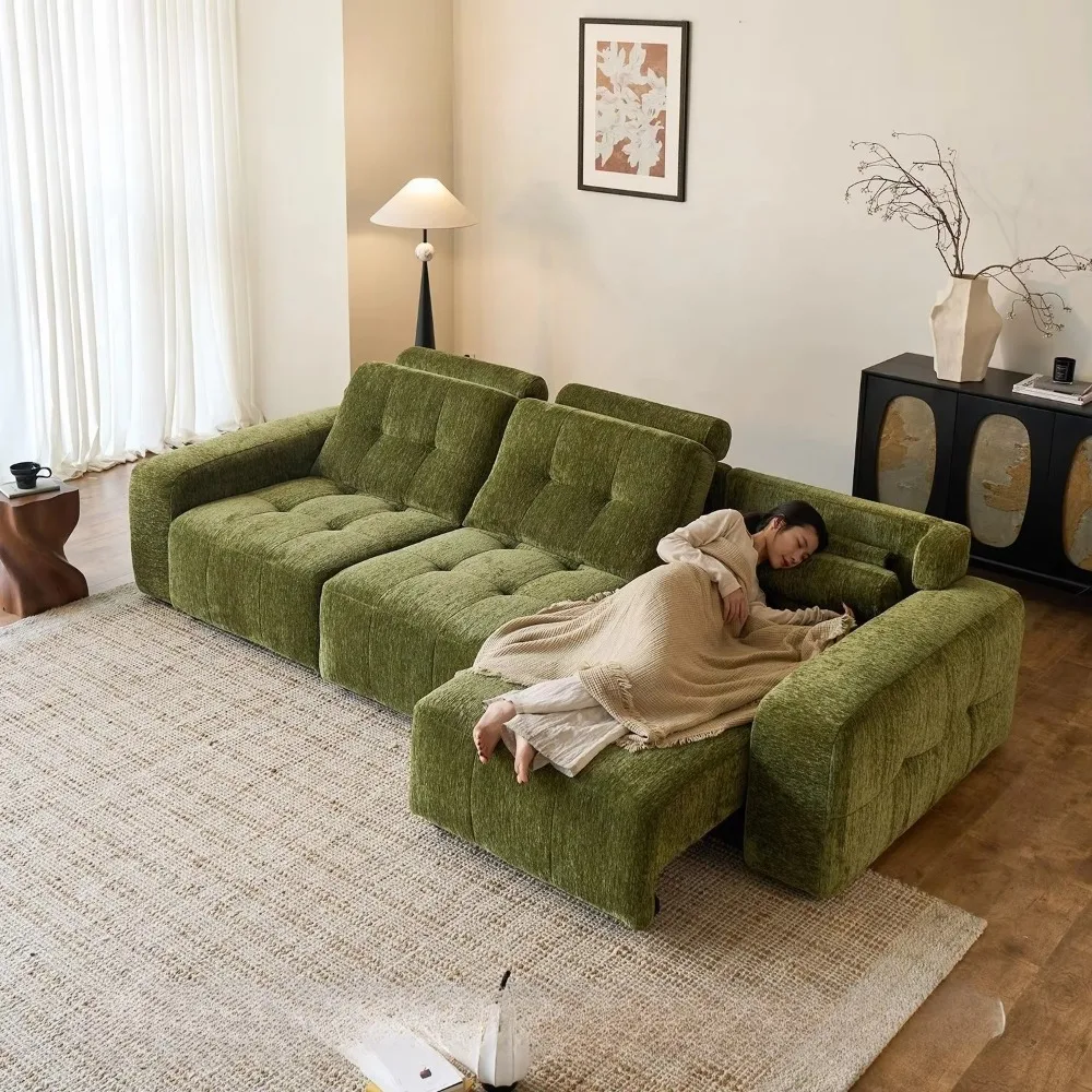 Intelligent Integrated Dual-purpose Multi-functional Medieval Style Foldable Living Room Sofa Set Wooden