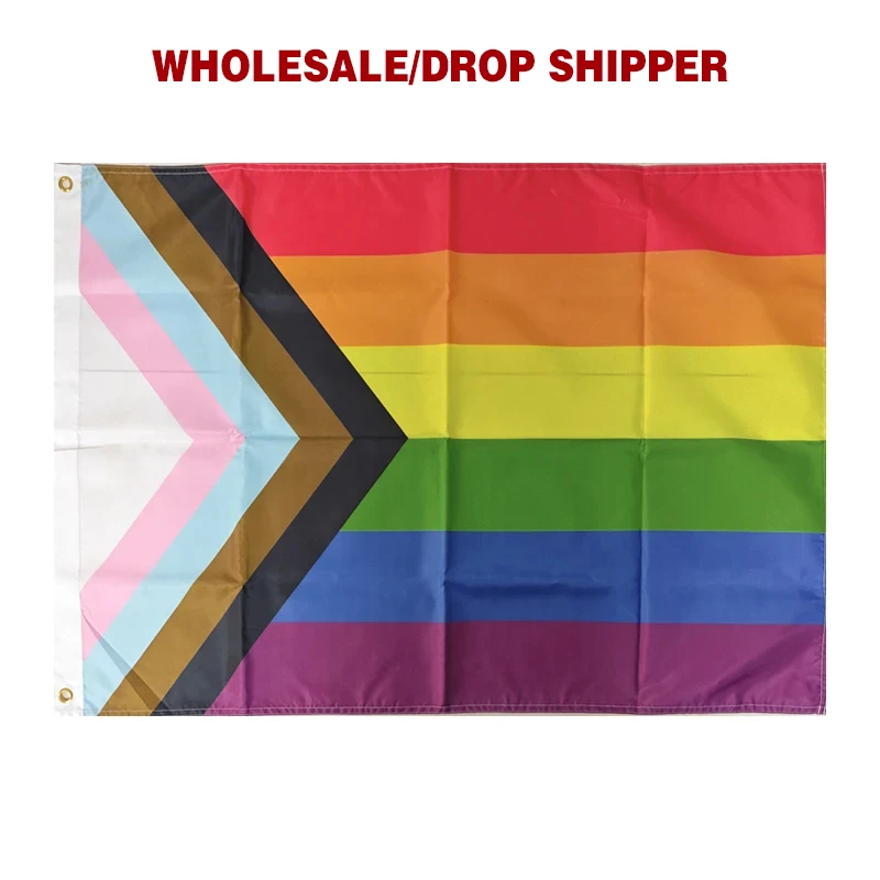 Flagflying Homosexual Rainbow Flag LGBT Philly GAY Lesbian Pride Parade Banners Bisexual Pansexual Polyester for home Decoration