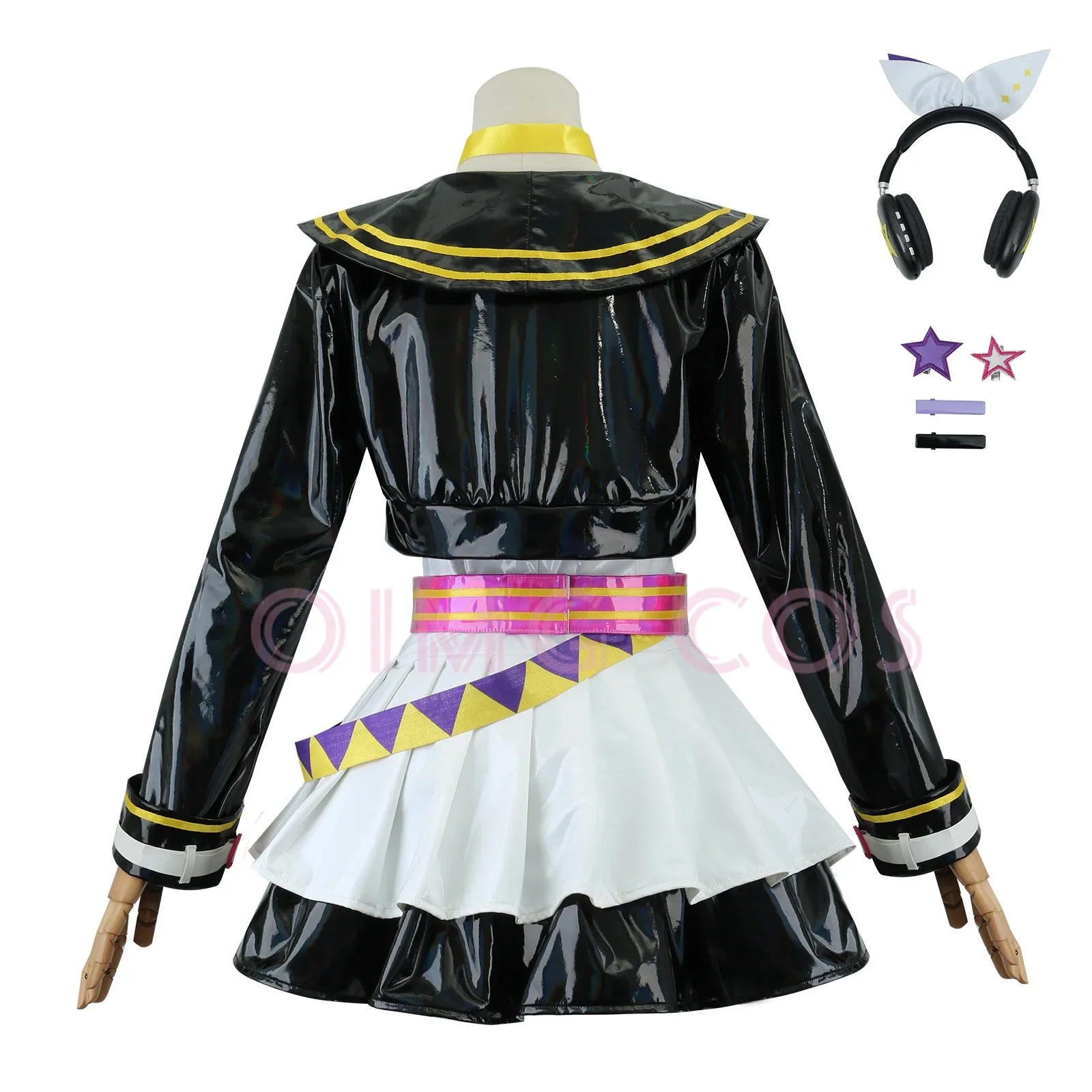 Mikuu Kagamine Rin Kagamine Len Cosplay Project Sekai Costumes Anime Role Playing Holiday Party Women Game