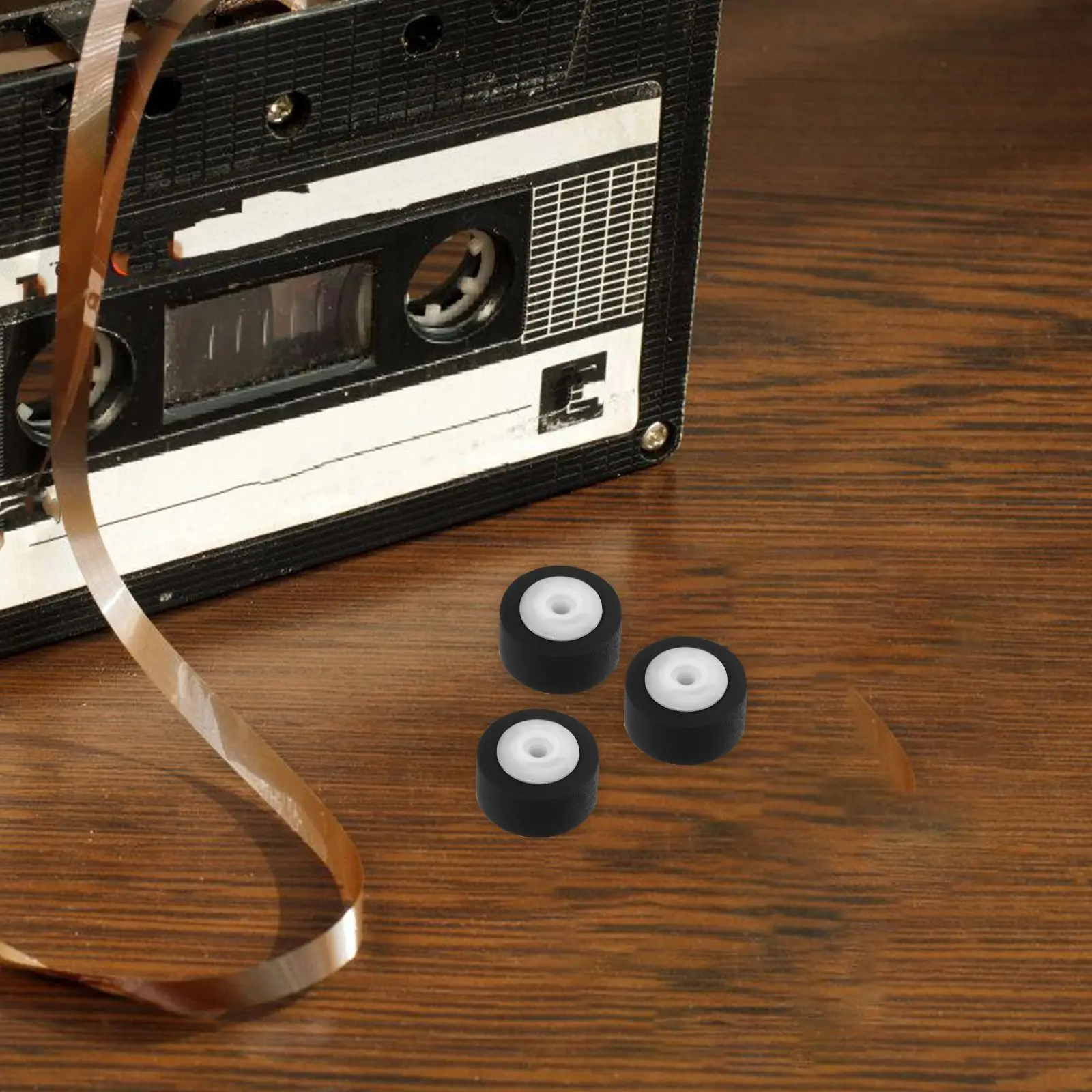 6 Pcs Radio Recorder Machine Pinch Roller Assorted Cassette Rollers Tape Wheel Repair