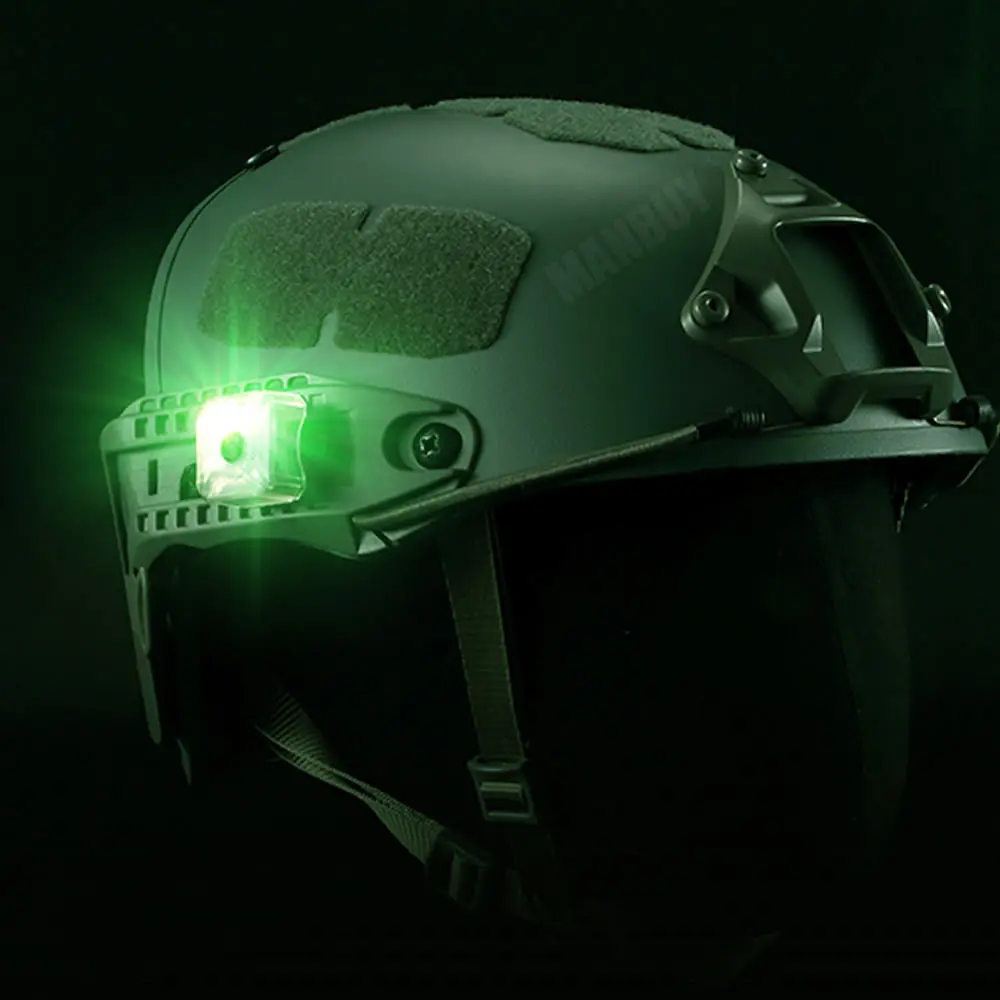 Sale NITECORE NU06MI Mini Signal Light IR Red Green Blue 4xLED +3 Ultra weight Brackets USB-C Rechargeable Military Helmet
