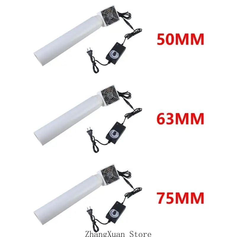 

3XUF эффективный канальный вентилятор 12 В, небольшой смесительный вентилятор для труб 50 мм/63 мм/75 мм для кухни, ванной в