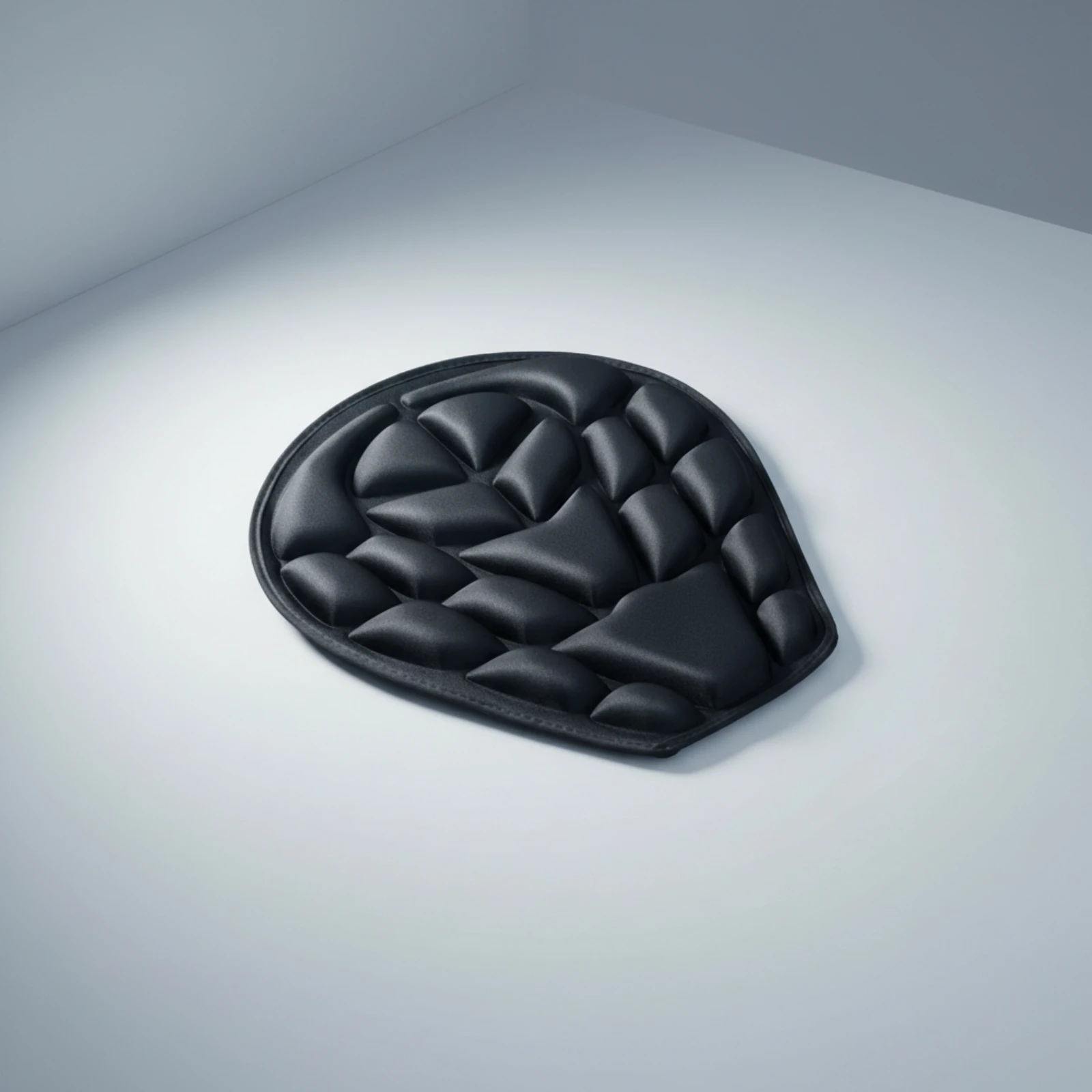 Motorcycle Seat Cushion with 3D Segmented Padding Contoured Motorcycle Seat Cushion Breathable Sunshielding