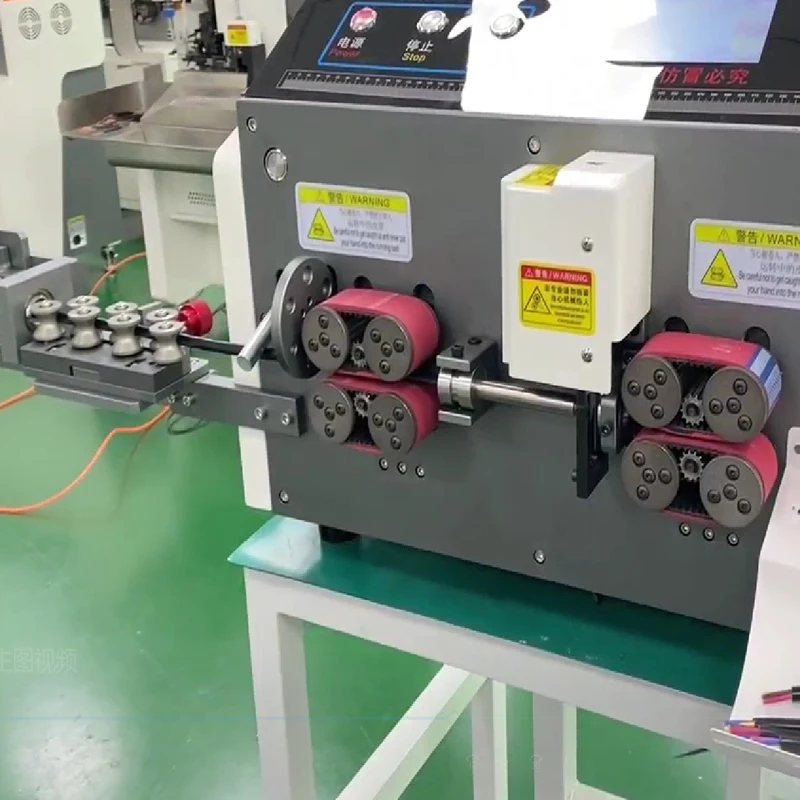 LY-850F Touch Screen Automatic High Speed Precision Electric Thick Wire Stripping Machine Customized