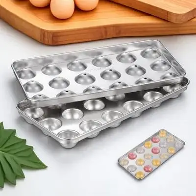 

Stainless Steel Ball Mold Round Cube Maker For Home Diy Cooling Refrigerator Ice Box Practical Ice Making Tray Household Kitchen