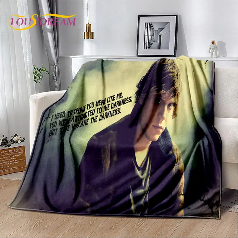 Cute Evan Peters Movie TV  Actor Soft Plush Blanket,Flannel Blanket Throw Blanket for Living Room Bedroom Bed Sofa Picnic Cover