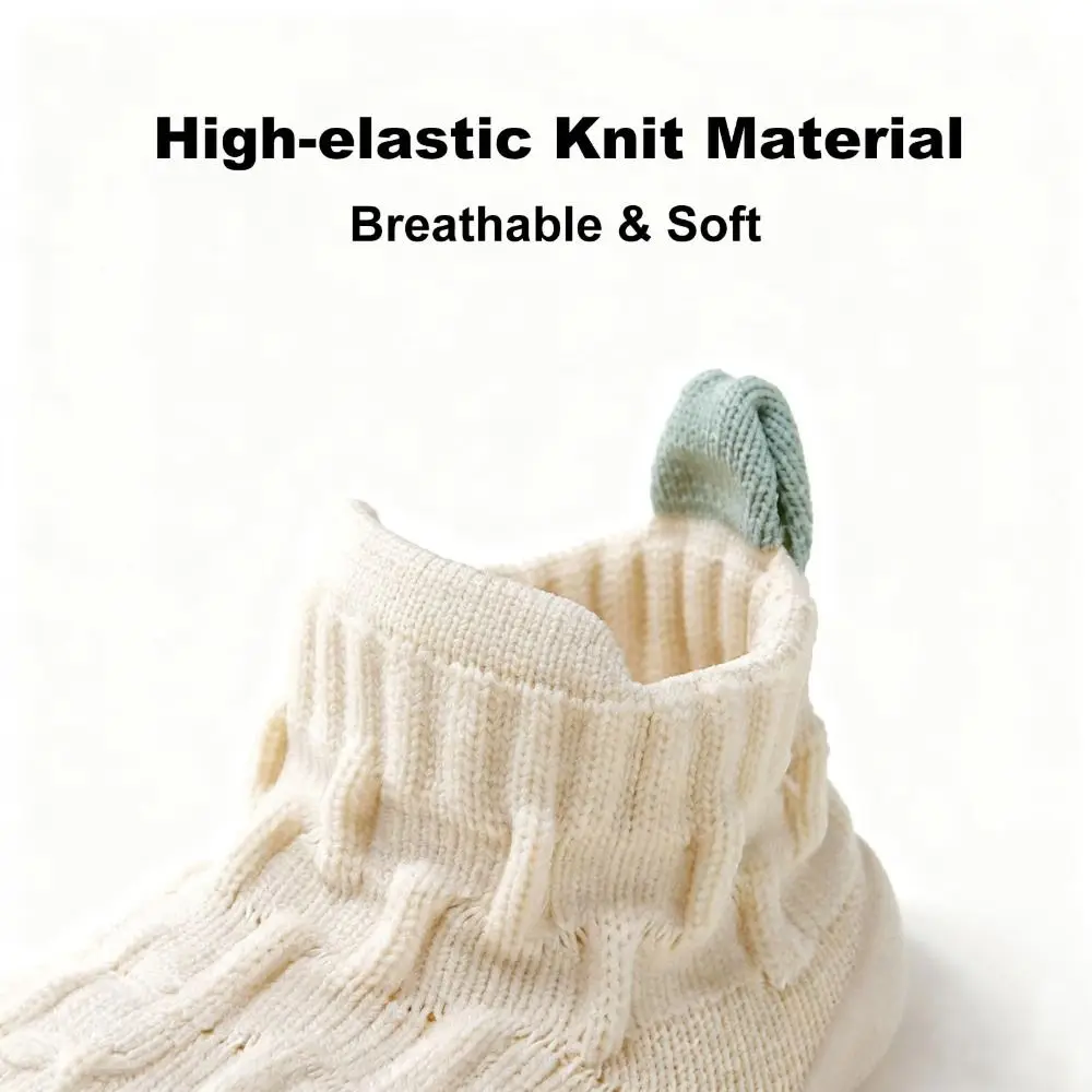 New Non-Slip Infant Walking Shoe Elastic Protect Toes Toddler Shoes Soft Rubber Sole Breathable Floor Socks Toddler Walking
