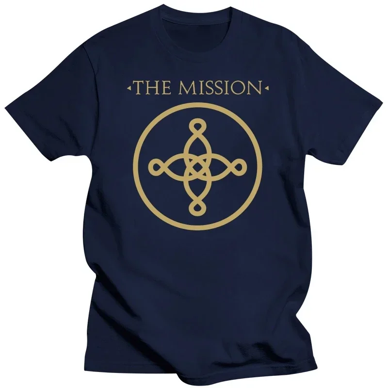 THE MISSION UK gothic rock band shirt THE MISSION band t-shirt  men clothing