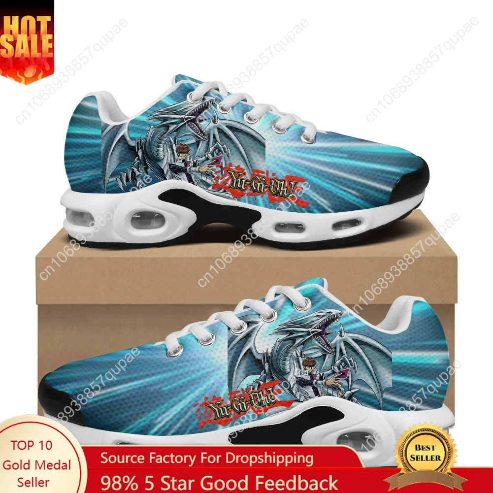 

Yu-Gi-Oh Seto Kaiba Dragon Air Cushion Sports Sneakers Anime Shoes Men Women Teenager High Quality Footwear Custom Mesh Sneaker