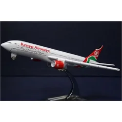 Size1:400  plane model B777 Kenya route aircraft B777 Metal simulation airplane model for kid toys Christmas gift
