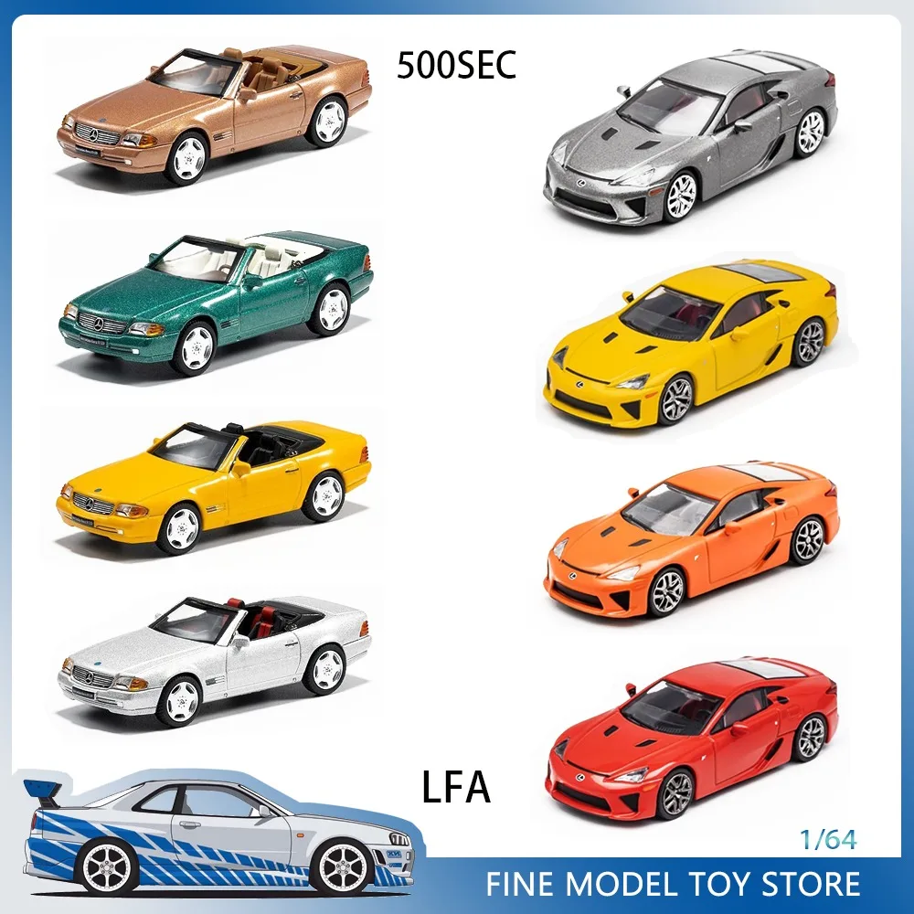 

DCT 1:64 BMW SL500 Lexus LFA Alloy Premium Diecast Car Model Vehicle Collectible Hobby For Adults